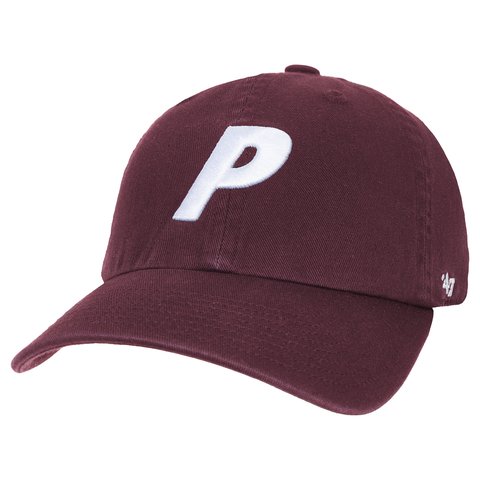 Palace 47' P CLEAN UP 6-PANEL DARK MAROON