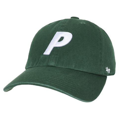 Palace 47' P CLEAN UP 6-PANEL KIDS DARK GREEN