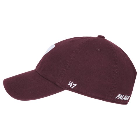 Palace 47' P CLEAN UP 6-PANEL KIDS DARK MAROON - Colorway