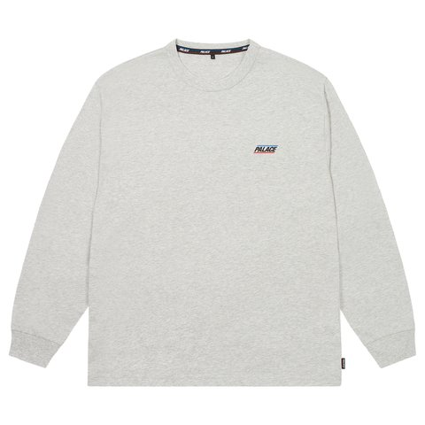 Palace BASICALLY A LONGSLEEVE GREY MARL