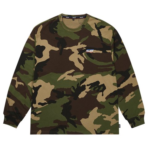 Palace BASICALLY A LONGSLEEVE WOODLAND CAMO