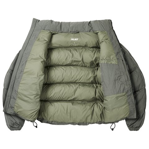Palace BIG RIPSTOP PUFFA JACKET OLIVE - Colorway
