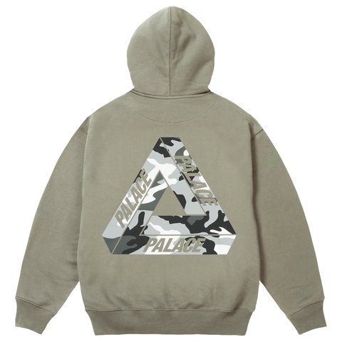 Palace CAMO TRI-FERG HOOD ARMY OLIVE - Colorway