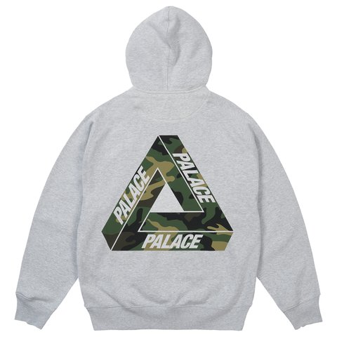 Palace CAMO TRI-FERG HOOD GREY MARL - Colorway