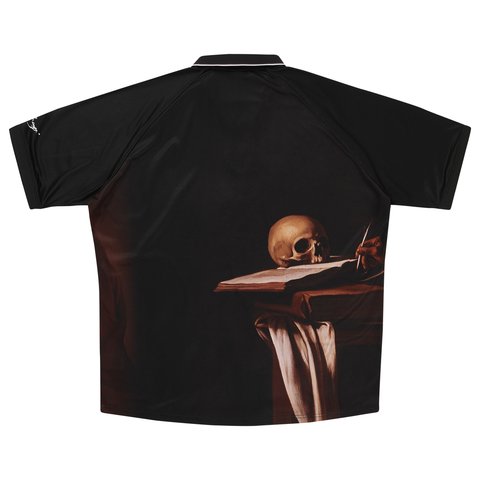 Palace CARAVAGGIO FOOTBALL JERSEY BLACK - Colorway