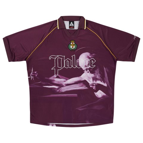 Palace CARAVAGGIO FOOTBALL JERSEY WINE