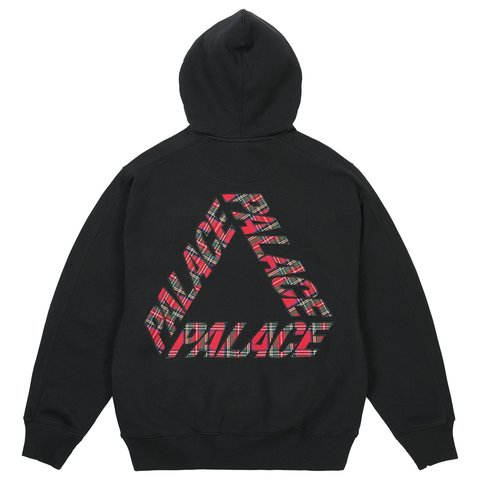 Palace CHECK P3 HOOD BLACK - Colorway