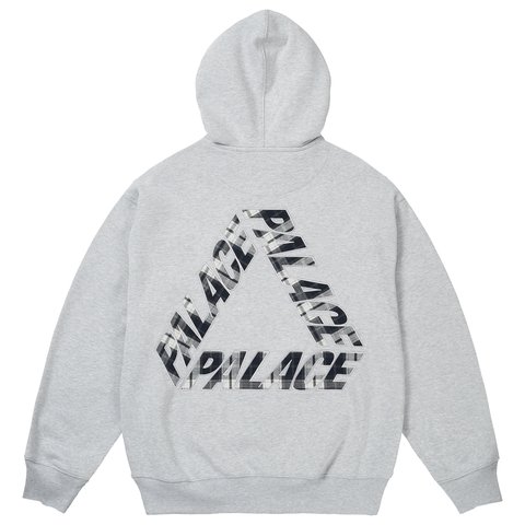 Palace CHECK P3 HOOD GREY MARL - Colorway