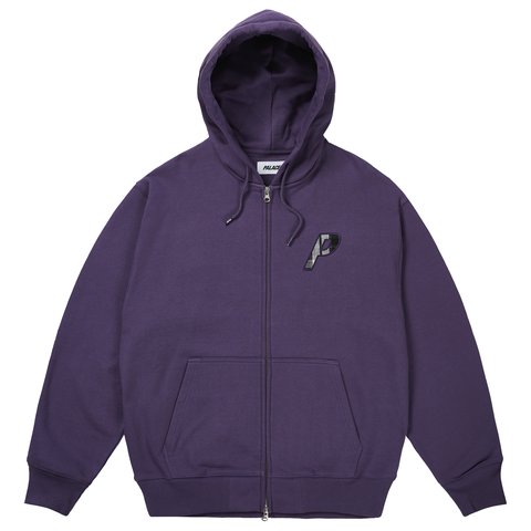 Palace CHECK P3 HOOD HEAVY PURPLE