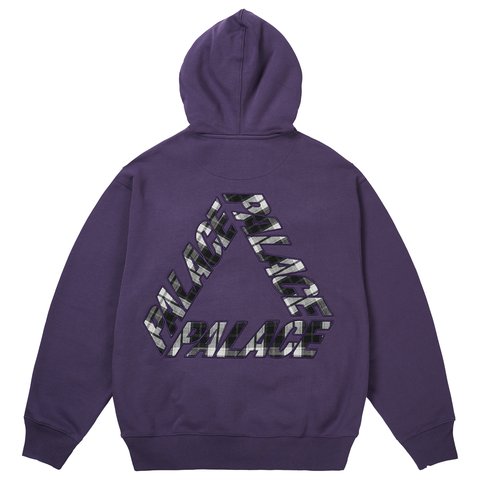 Palace CHECK P3 HOOD HEAVY PURPLE - Colorway