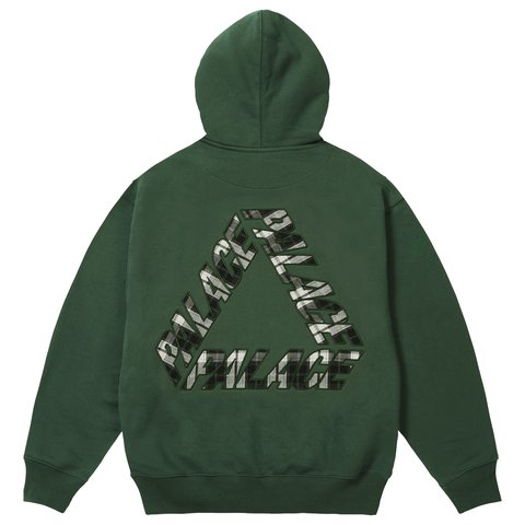 Palace CHECK P3 HOOD RACEY GREEN