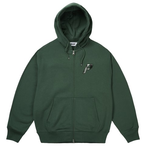 Palace CHECK P3 HOOD RACEY GREEN - Colorway