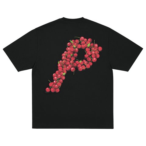 Palace CHERRY P T-SHIRT BLACK - Colorway
