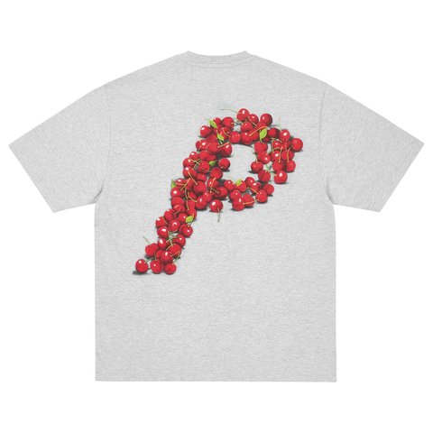 Palace CHERRY P T-SHIRT GREY MARL - Colorway