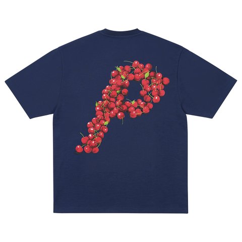 Palace CHERRY P T-SHIRT NAVY - Colorway