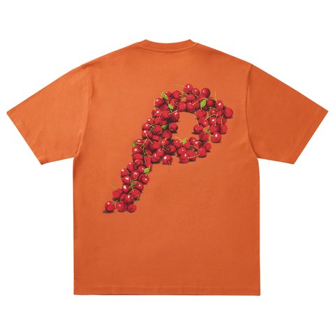 Palace CHERRY P T-SHIRT POP ORANGE - Colorway