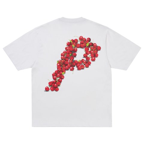 Palace CHERRY P T-SHIRT WHITE - Colorway