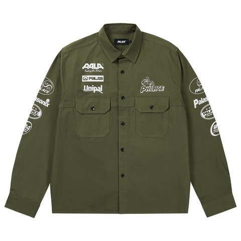 Palace DASCAR SHIRT RACEY GREEN