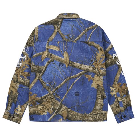 Palace DASCAR SHIRT REALTREE EDGE BLUE - Colorway