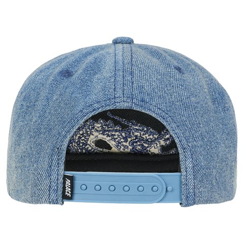 Palace DRAGON P FRAME 5-PANEL SNAPBACK STONEWASH DENIM - Colorway