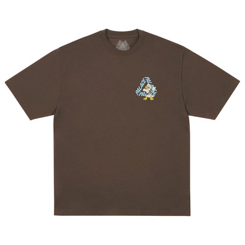 Palace ERASER P-3 T-SHIRT CHOCCO BROWN