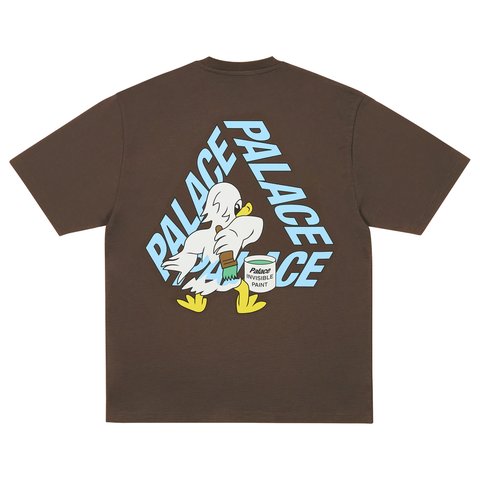 Palace ERASER P-3 T-SHIRT CHOCCO BROWN - Colorway