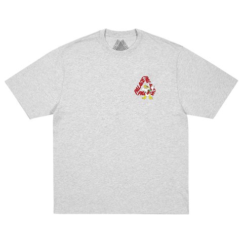 Palace ERASER P-3 T-SHIRT GREY MARL