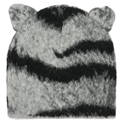 Palace HAIRY TIGER EARS BEANIE GREY - Colorway