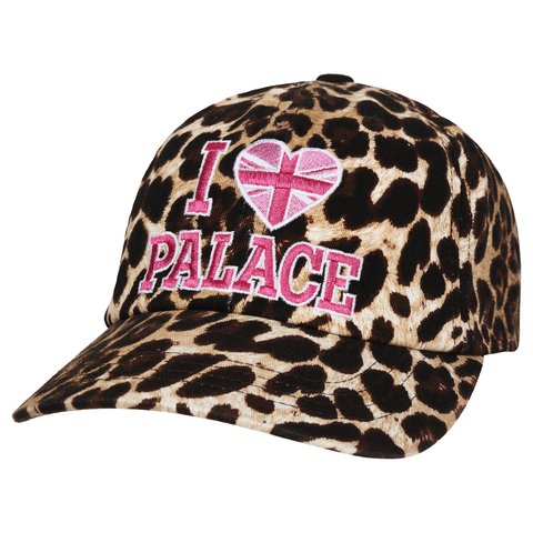 Palace I LOVE PALACE 6-PANEL LEOPARD