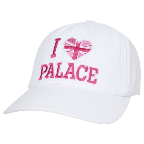Palace I LOVE PALACE 6-PANEL WHITE