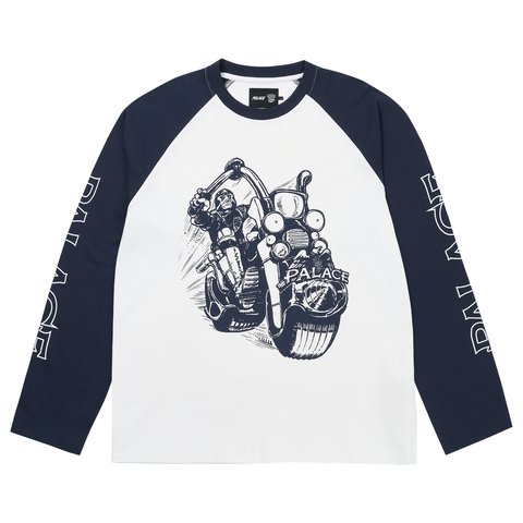 Palace JUDGE DREDD LAWMASTER LONGSLEEVE WHITE