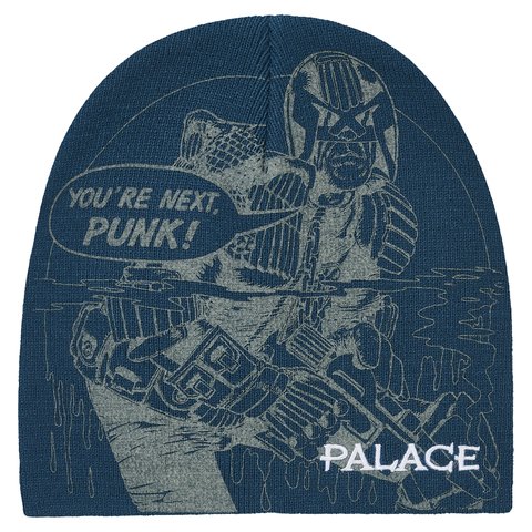 Palace JUDGE DREDD NEIN CUFF BEANIE NAVY