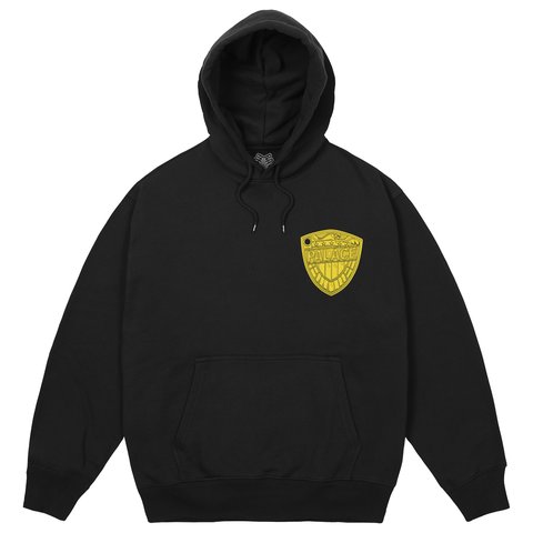 Palace JUDGE DREDD SHIELD HOOD BLACK