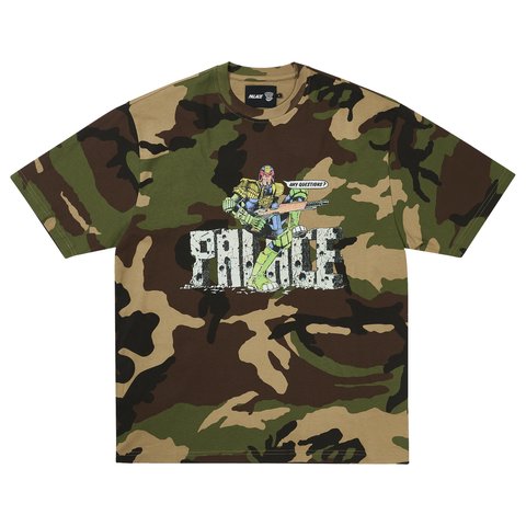 Palace JUDGE DREDD T-SHIRT WOODLAND CAMO