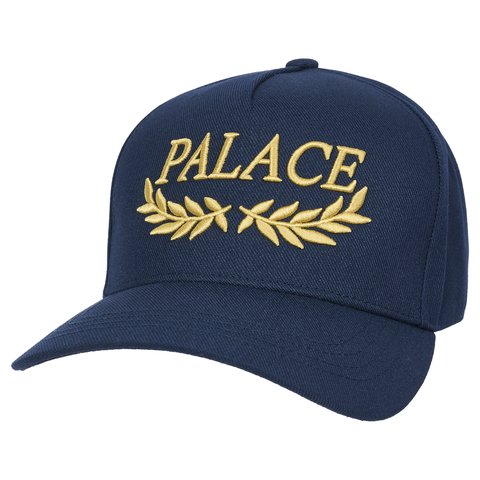 Palace LAUREL P FRAME 5-PANEL SNAPBACK NAVY