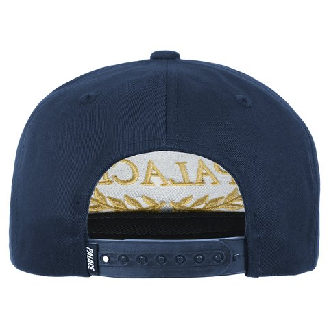 Palace LAUREL P FRAME 5-PANEL SNAPBACK NAVY - Colorway