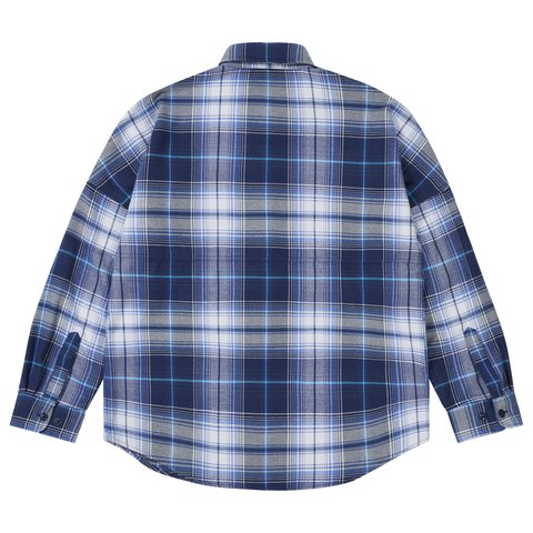 Palace LUMBERYAK OVERSHIRT NAVY PLAID - Colorway