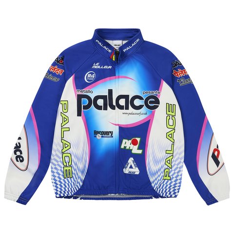 Palace ON YA BIKE CYCLING JACKET BLUE - Colorway