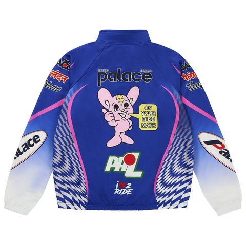 Palace ON YA BIKE CYCLING JACKET BLUE - Colorway