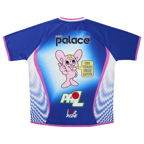 Palace ON YA BIKE JERSEY BLUE - Colorway