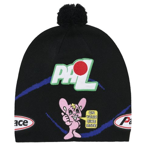 Palace ON YA BIKE NEIN CUFF BEANIE BLACK