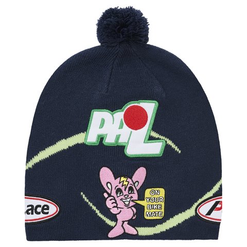 Palace ON YA BIKE NEIN CUFF BEANIE NAVY