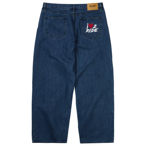 Palace ON YA BIKE P90 BAGGY JEAN INDIGO - Colorway