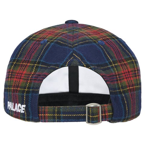 Palace P 6-PANEL NAVY CHECK - Colorway