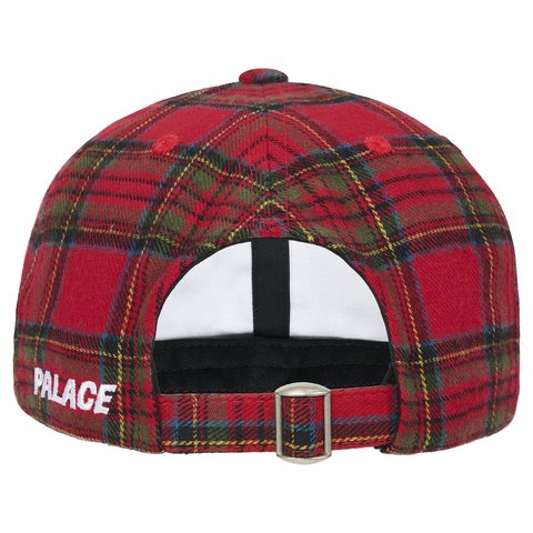 Palace P 6-PANEL RED CHECK - Colorway
