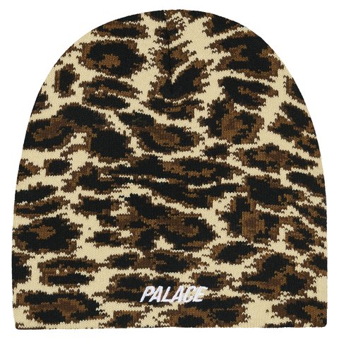 Palace P NEIN CUFF BEANIE LEOPARD - Colorway