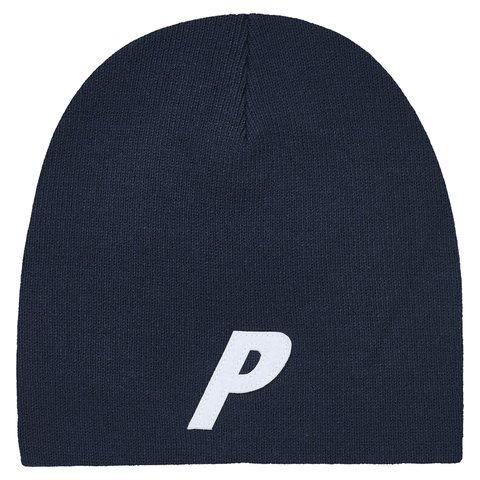 Palace P NEIN CUFF BEANIE NAVY