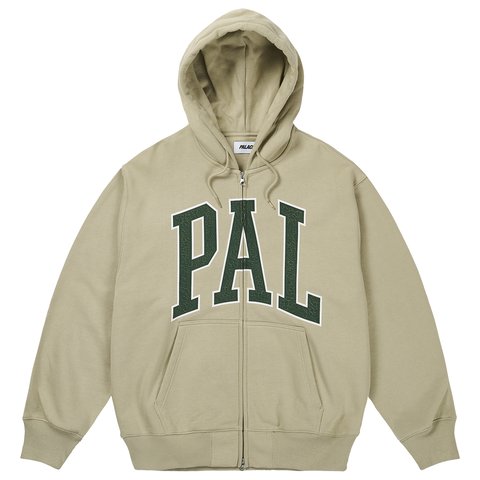 Palace PAL CAPS ZIP HOOD STONE