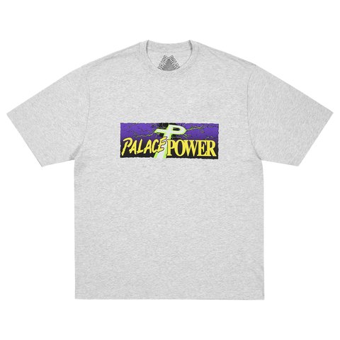 Palace PALACE POWER T-SHIRT GREY MARL