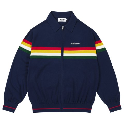 Palace PALTRO STRIPE KNIT NAVY